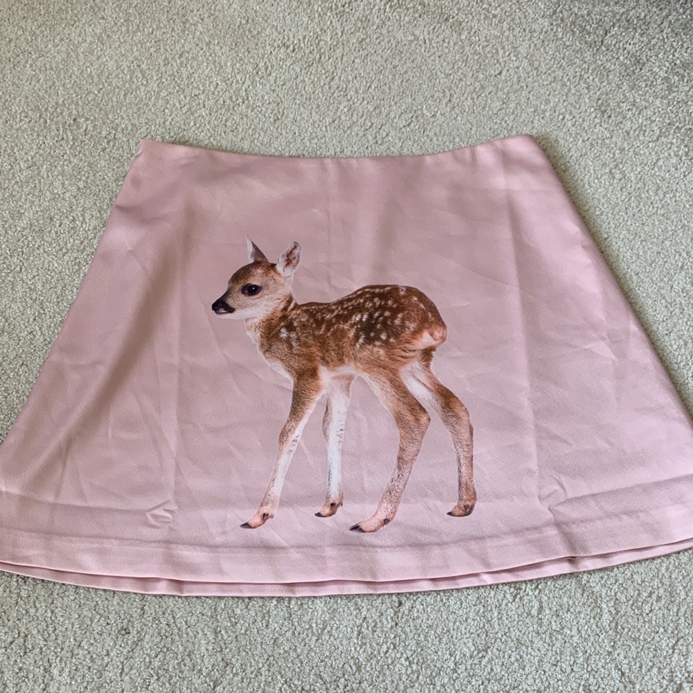 TYLER MCGILLIVARY FAWN mini skirt $155 NWOT RARE - Picture 5 of 10